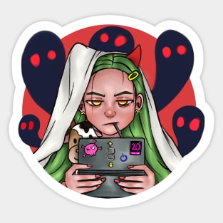 Demon DS (Color) Sticker